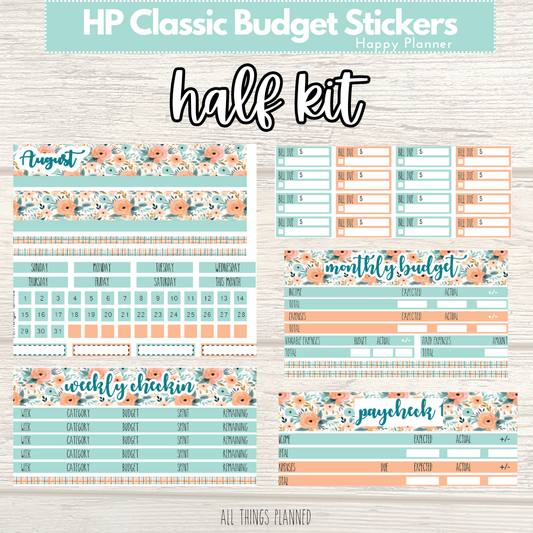 Classic Aug. (Summer Bloom) HALF Budget Kit BUNDLE