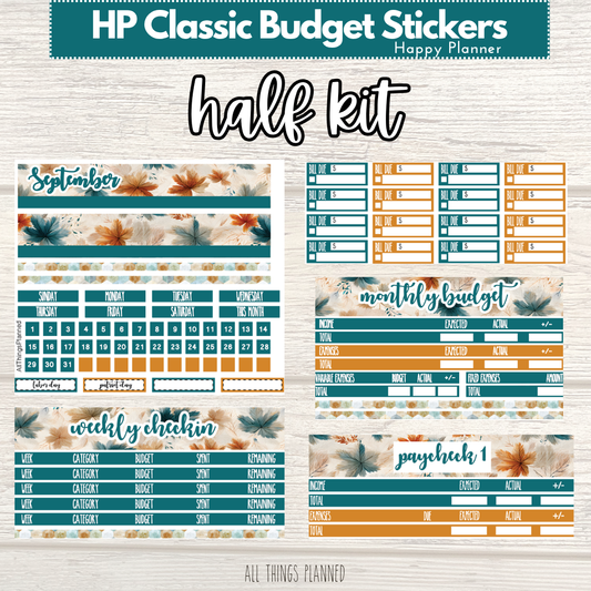 Classic Sept. (Dreamy Fall) HALF Budget Kit BUNDLE