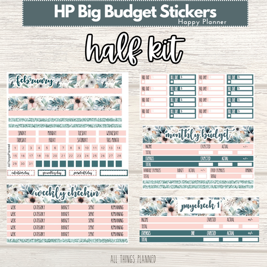 HP Big Feb. (Winter Florals) HALF Budget Kit BUNDLE
