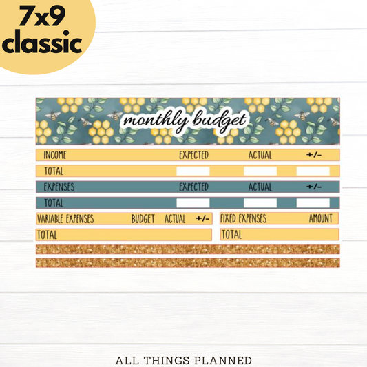 7x9 | Classic | Mar. (Bumblebees) Budget Kit