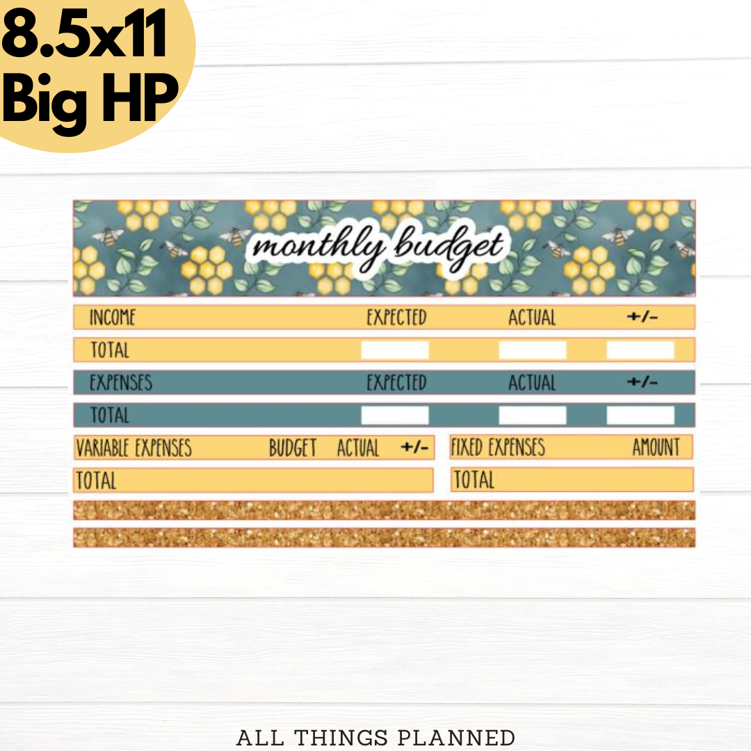 8.5x11 | Big | Mar. (Bumblebees) Budget Kit