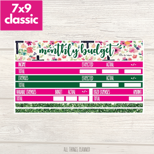 7x9 | Classic | April (Risen) Budget Kit