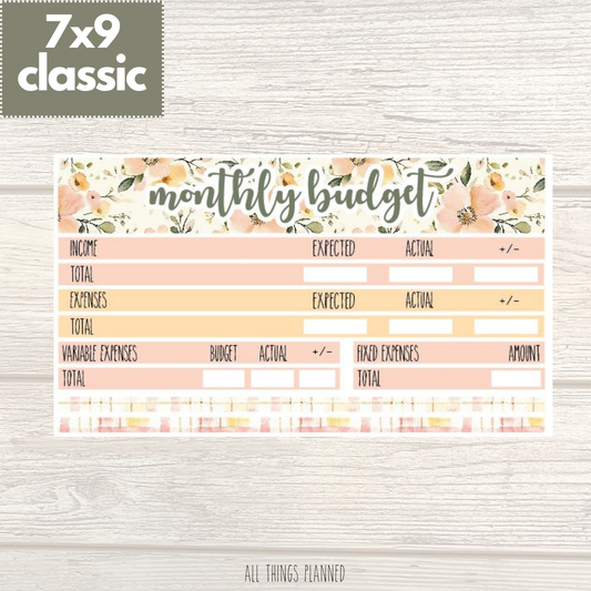 7x9 | Classic | May (Spring Florals) Budget Kit