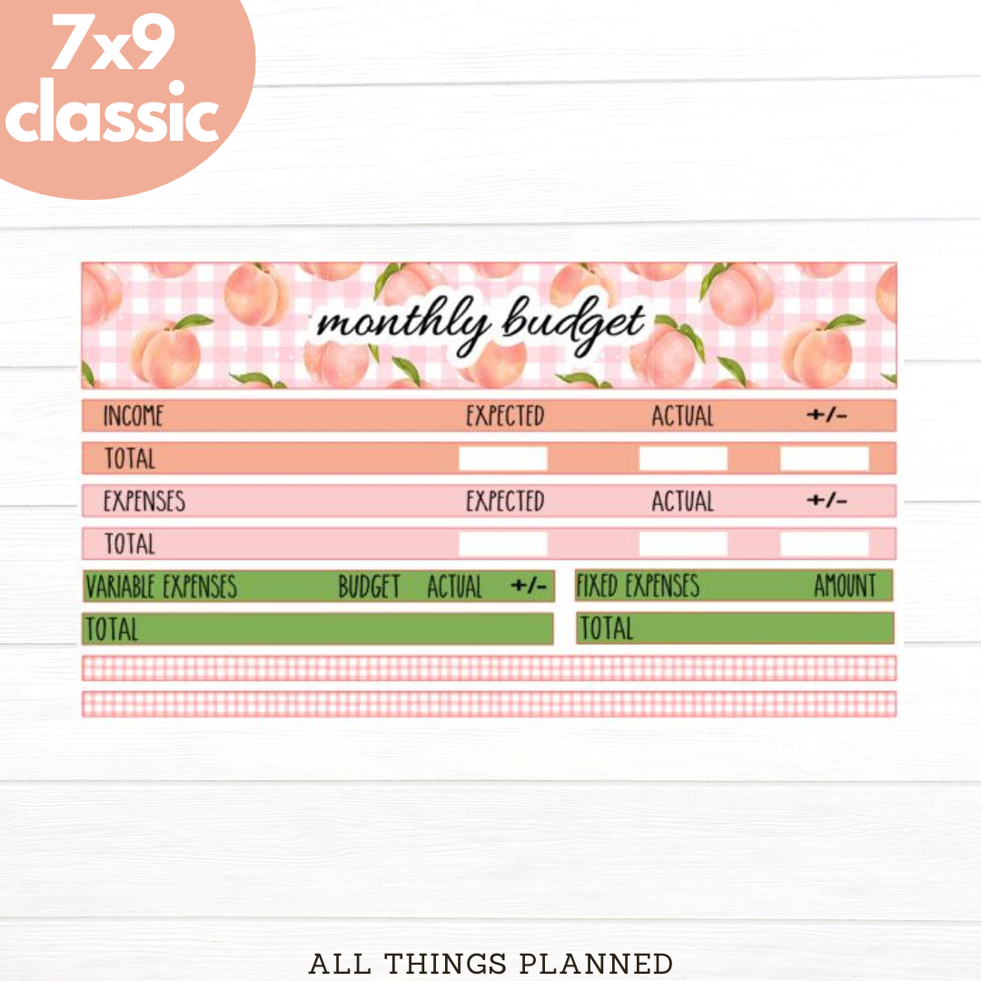 7x9 | Classic | May (Peaches) Budget Kit