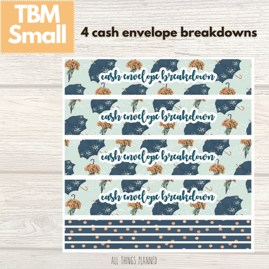 Small May (Golden Rain) Cash Envelope Breakdown