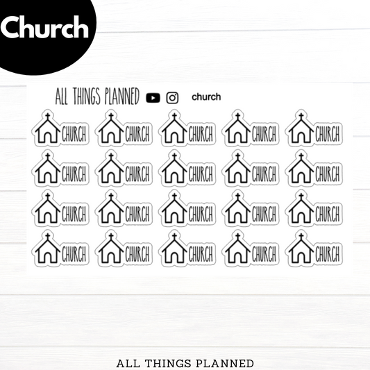 Church Stickers