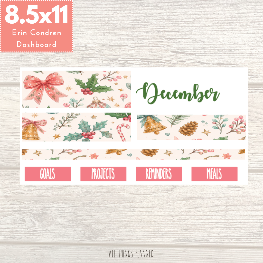 8.5x11 Dec. (Christmas) 2026 NEW Dashboard