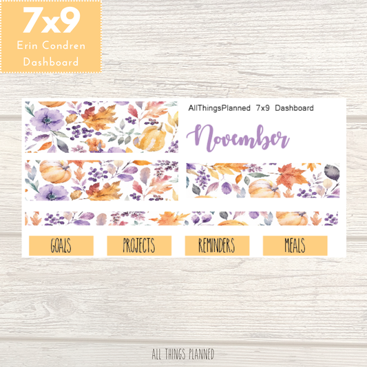 7x9 Nov. (Purple Harvest) 2026 NEW Dashboard
