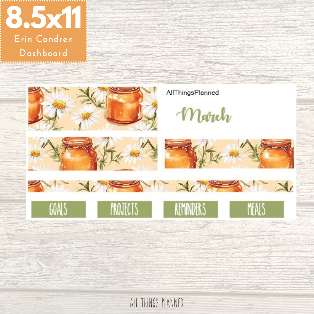 8.5x11 Mar. (Honey Jar) 2026 NEW Dashboard