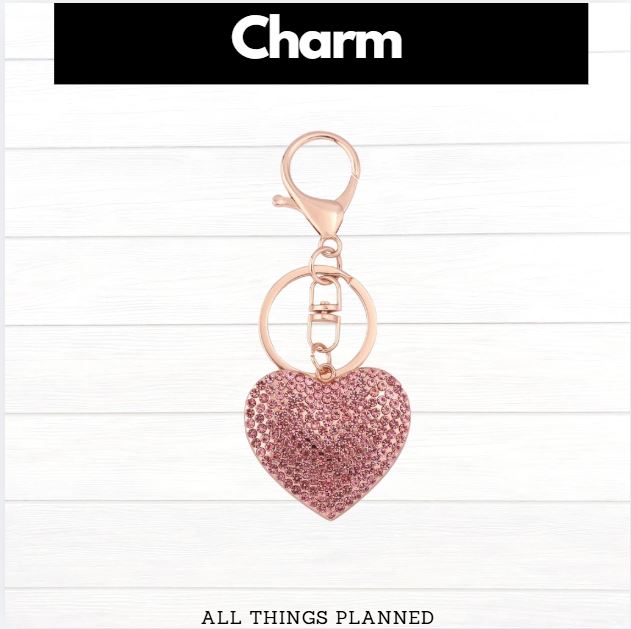 Pink Heart Charm