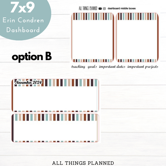 7x9 Nov. (Stripes) NEW Dashboard