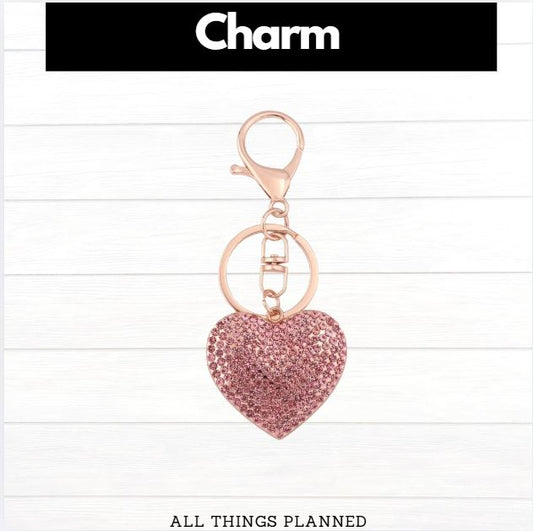 Pink Heart Charm