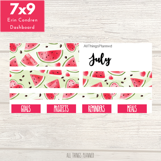 7x9 July (Watermelon) 2026 NEW Dashboard