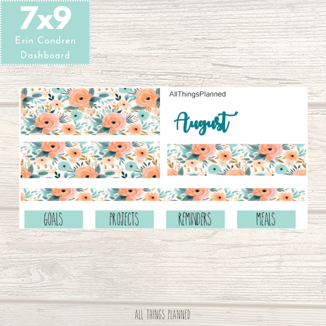 7x9 Aug. (Summer Bloom) 2026 NEW Dashboard