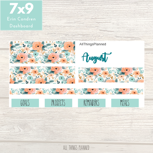 7x9 Aug. (Summer Bloom) 2026 NEW Dashboard