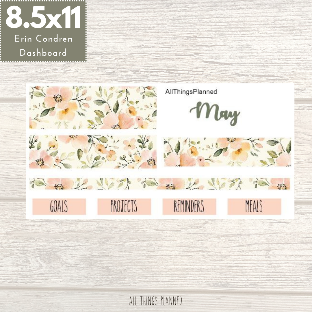 8.5x11 May (Spring Florals) 2026 NEW Dashboard