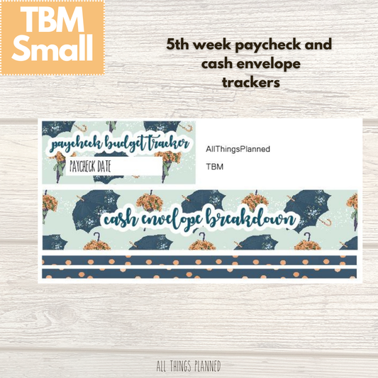Small May (Golden Rain) Week 5 Cash Envelope + Paycheck Budget