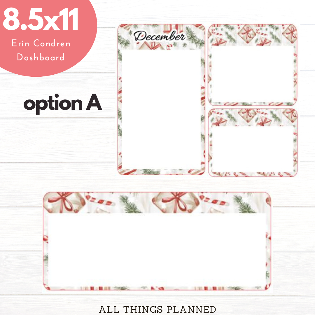 8.5x11 Dec (Christmas Presents) OLD Dashboard