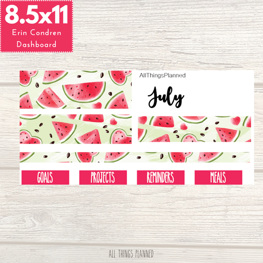 8.5x11 July (Watermelon) 2026 NEW Dashboard