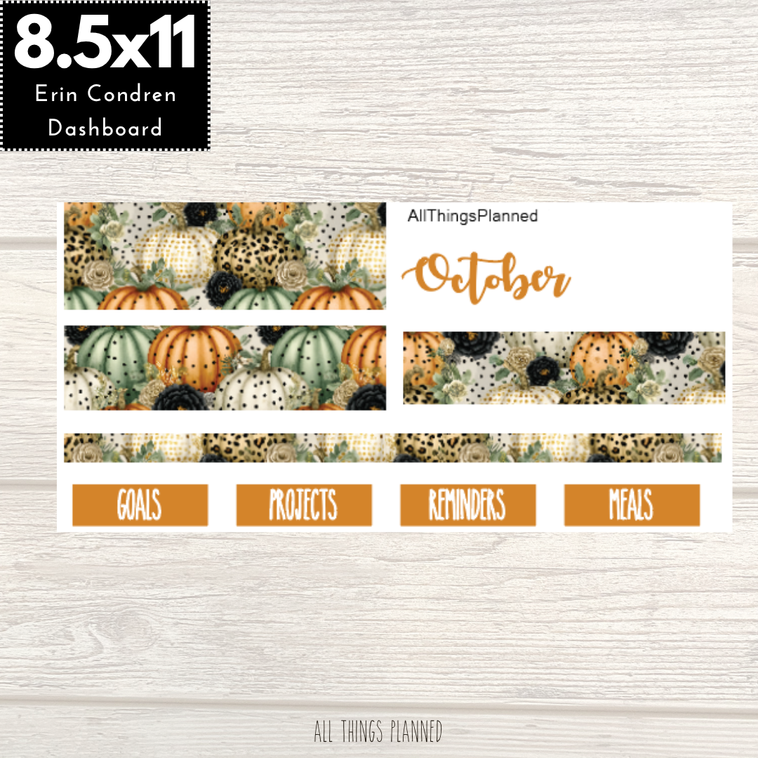 8.5x11 Oct. (Pumpkins) 2026 NEW Dashboard