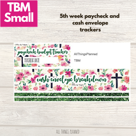 Small April (Risen) Week 5 Cash Envelope + Paycheck Budget