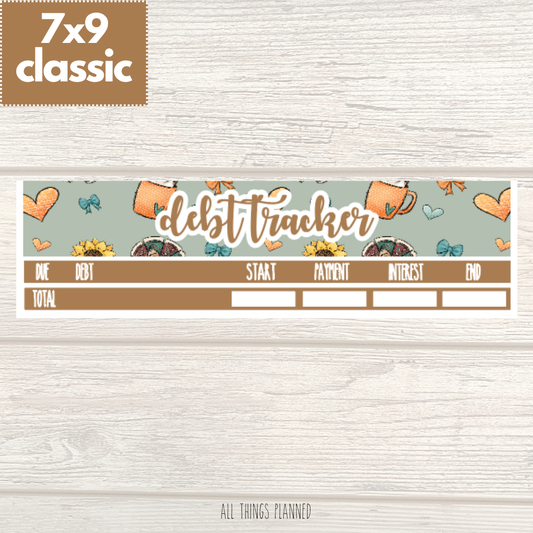 7x9 | Classic | Nov. (Thanksgiving) Debt Tracker