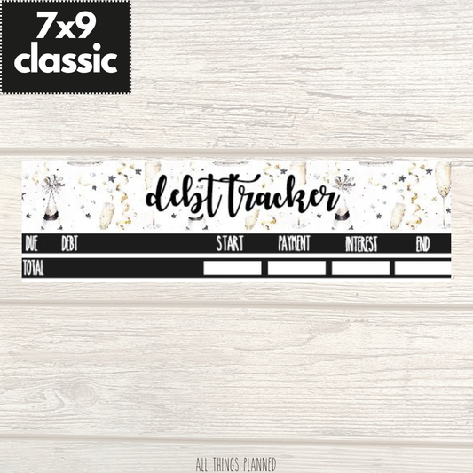7x9 | Classic | Jan. (New Year) Debt Tracker