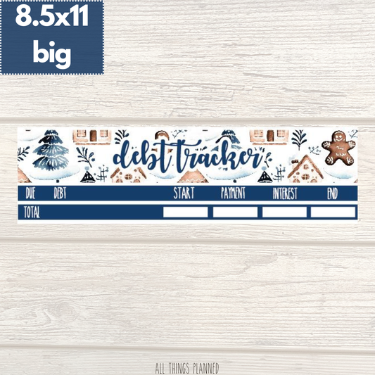 8.5x11 | Big | Jan. (Wonderland) Debt Tracker