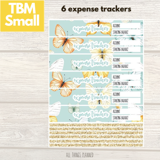 Small Mar. (Butterflies) Expense Trackers