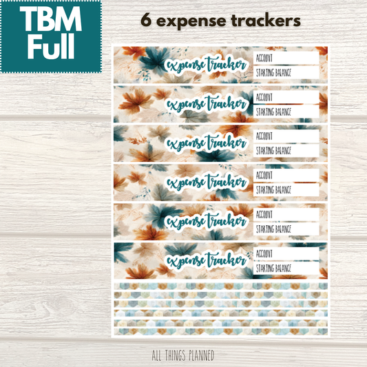 Full Sept. (Dreamy Fall) Expense Trackers