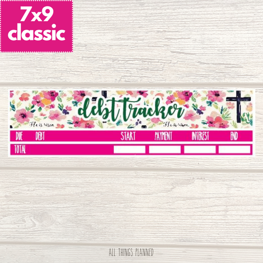 7x9 | Classic | April (Risen) Debt Tracker