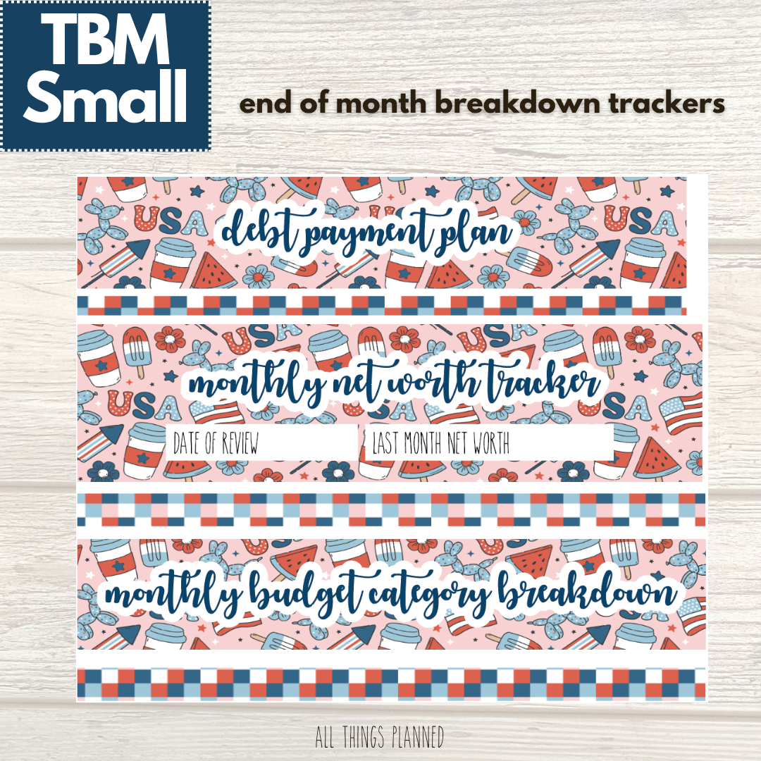 Small July (Happy 4th) Budget Reconcile