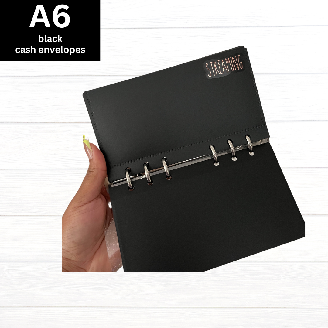 A6 Black Envelopes – All Things Planned
