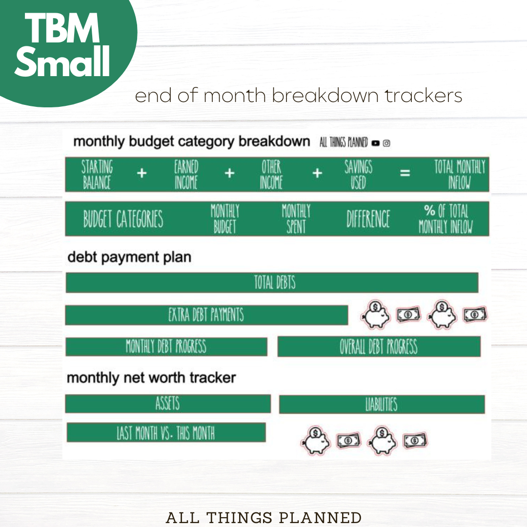 Small Sept (Starbies) Budget Reconcile