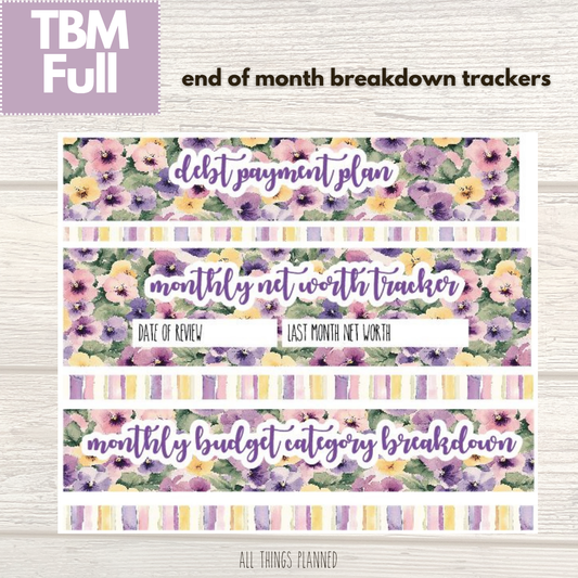 Full June (Summer Florals) Budget Reconcile