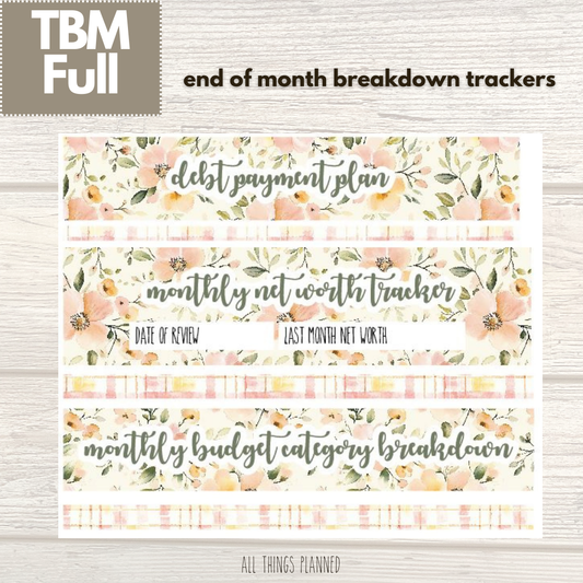 Full May (Spring Florals) Budget Reconcile