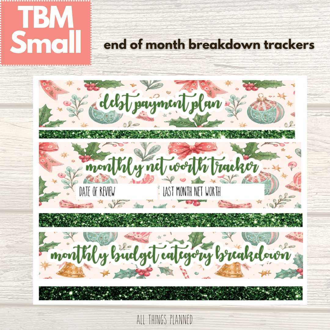 Small Dec. (Christmas) Budget Reconcile