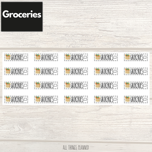 Groceries Stickers