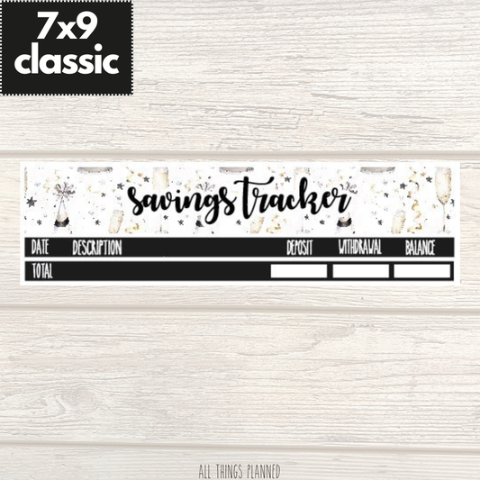 7x9 | Classic | Jan. (New Year) Savings Tracker