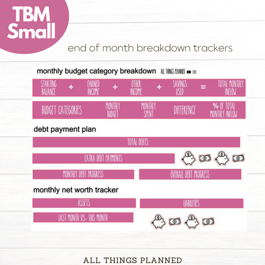 Small Nov (Thanksgiving) Budget Reconcile