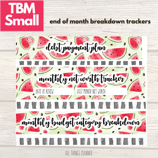 Small July (Watermelon) Budget Reconcile