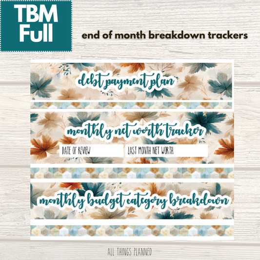 Full Sept. (Dreamy Fall) Budget Reconcile
