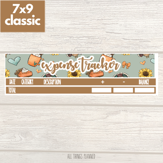 7x9 | Classic | Nov. (Thanksgiving) Expense Tracker