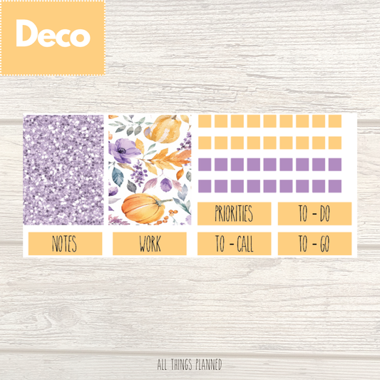 Nov. (Purple Harvest) Deco Page