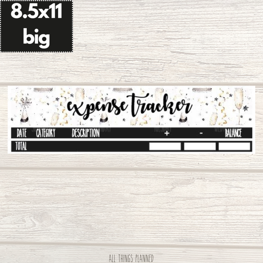 8.5x11 | Big | Jan. (New Year) Expense Tracker