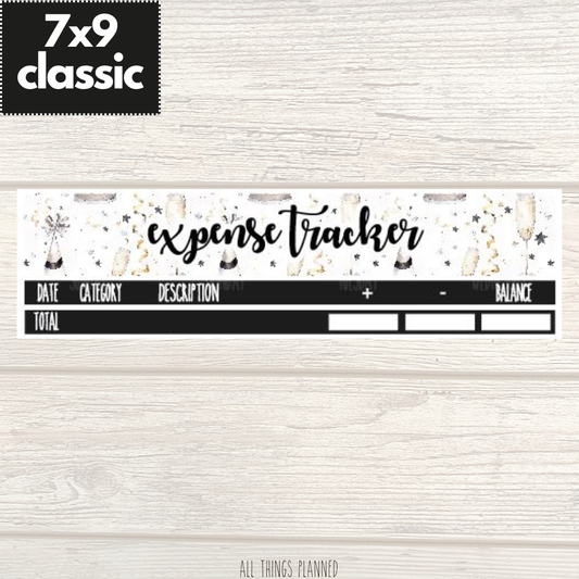 7x9 | Classic | Jan. (New Year) Expense Tracker