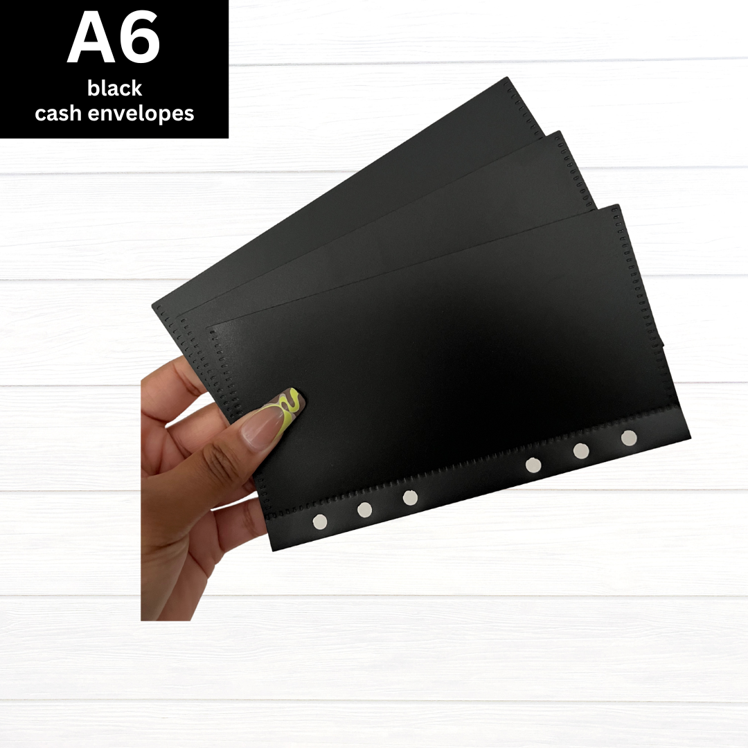 A6 Black Envelopes – All Things Planned