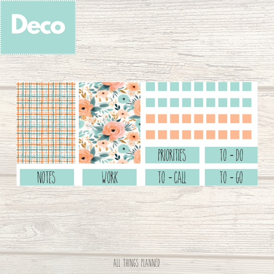 Aug. (Summer Bloom) Deco Page