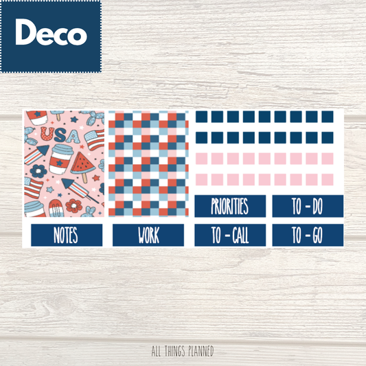 July (Happy 4th) Deco Page