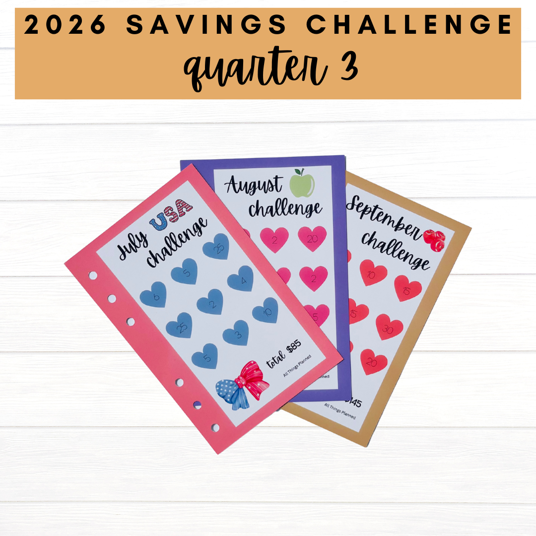 2026 FULL YEAR Savings Challenges